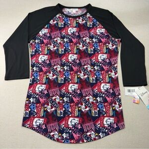 LuLaRoe - Randy - Disney Raglan Graphic Tee - NWT - Size Small